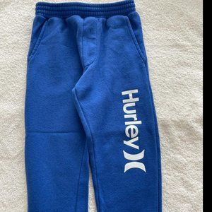 HURLEY JOGGER FLEECE PANTS BOYS SIZE 6 YEARS